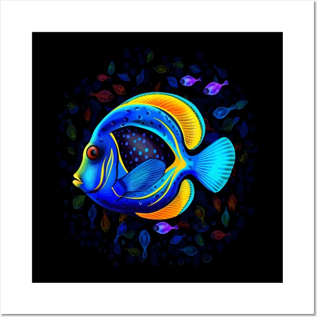 Blue Tang Halloween Wall Art by JH Mart